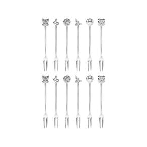 Sambonet-Party-Fashion-Set-X-12-Tenedores-Coctel Sambonet-Party-Fashion-Set-X-12-Tenedores-Coctel