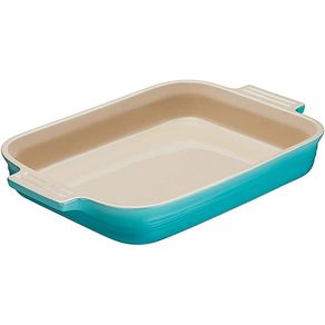 Le-Creuset-Molde-rectangular-Azul-26-cm