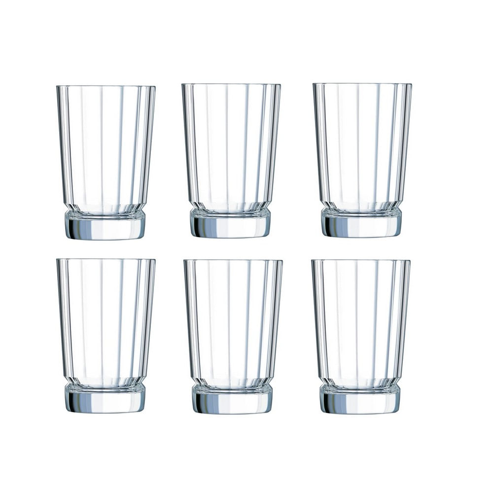 Juego de 6 Vasos de Cristal – 350 ML