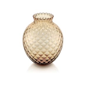 Infiore-Florero-En-Vidrio-Color-Miel-28-cm