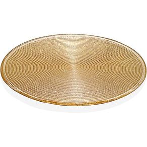 Vertigo-Plato-Cristal-Dorado-Con-Rosa-32-cm Vertigo-Plato-Cristal-Dorado-Con-Rosa-32-cm