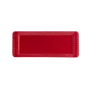 Bandeja-Rectangular-Roja-Bordallo-Pinheiro